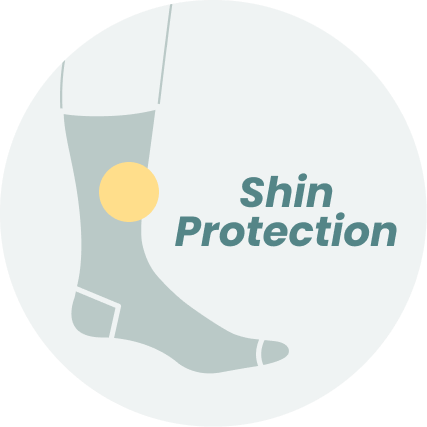 customized socks shinprotection