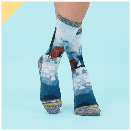 customized print socks