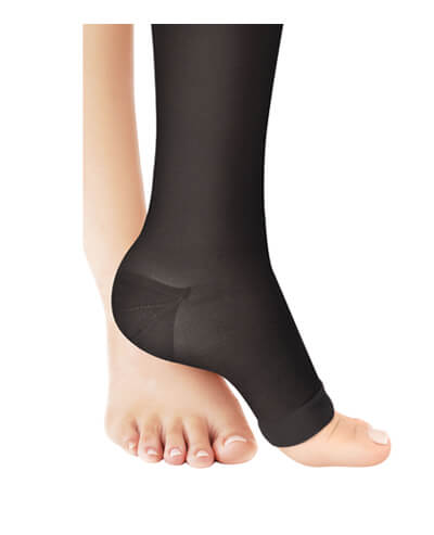Open Toe Ankle-High Compression Socks (Foot Sleeves)